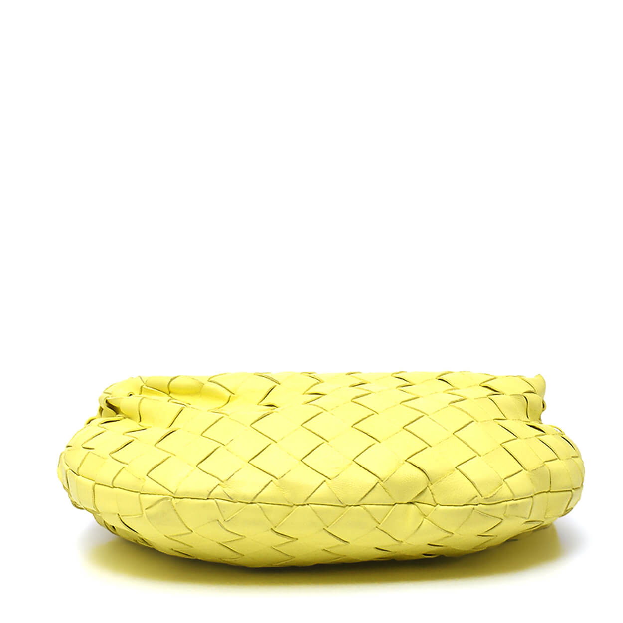 Bottega Veneta- Yellow Mini Leather Jodie Top Handle Bag